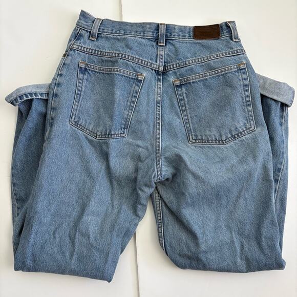 L.L. Bean Double L Classic Fit Vintage Slouchy Denim Jeans - Picture 3 of 4